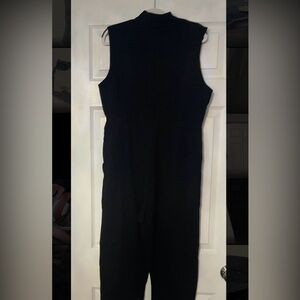 PrettyLittleThing Classic Black sleeveless Jumpsuit